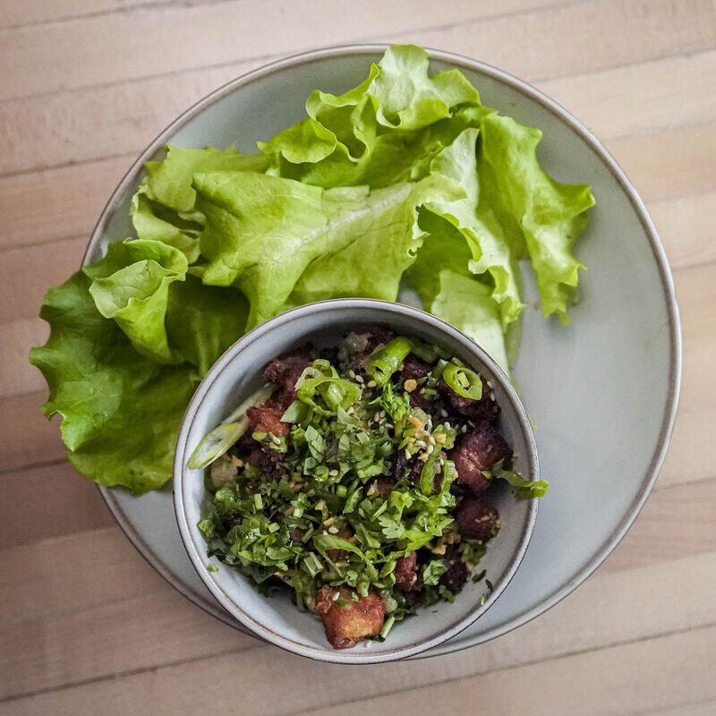 Filipino Lettuce Wraps
